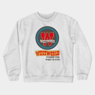 Vintage Westworld Western Village Las Vegas Crewneck Sweatshirt